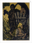 Gypsy Family beside Covered Wagon, 1926-1927 by Anonymous
