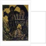 Gypsy Family beside Covered Wagon, 1926-1927 by Anonymous
