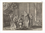 Henry Compton crowning William and Mary at Westminster Abbey on 11 April 1689, 1698 by Anonymous