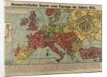 Humorous Europe Map in 1914, 1914 by Anonymous