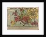 Humorous Europe Map in 1914, 1914 by Anonymous