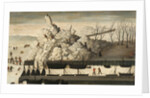 Iceberg on the pier of Delfshaven, 1565 by Anonymous
