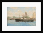 Imperial Yacht Standart on the Neva River, by Anonymous