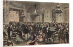 Interior view of the Gambling House at Wiesbaden in October 7, 1871, 1871 by Anonymous