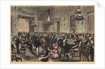 Interior view of the Gambling House at Wiesbaden in October 7, 1871, 1871 by Anonymous