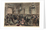 Interior view of the Gambling House at Wiesbaden in October 7, 1871, 1871 by Anonymous