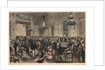 Interior view of the Gambling House at Wiesbaden in October 7, 1871, 1871 by Anonymous