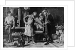 Johannes Gutenberg in his workshop, by Anonymous