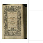 Justinianus Corpus Iuris Civilis (Body of Civil Law). Frontispiece, 1625 by Anonymous