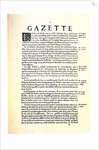 La Gazette (Gazette de France), 1631 by Anonymous