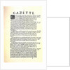 La Gazette (Gazette de France), 1631 by Anonymous