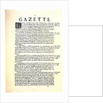 La Gazette (Gazette de France), 1631 by Anonymous