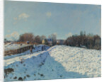 La neige à Louveciennes, 1874 by Anonymous