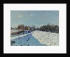 La neige à Louveciennes, 1874 by Anonymous