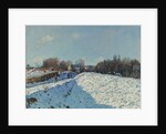 La neige à Louveciennes, 1874 by Anonymous
