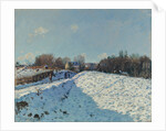 La neige à Louveciennes, 1874 by Anonymous