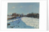 La neige à Louveciennes, 1874 by Anonymous
