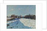 La neige à Louveciennes, 1874 by Anonymous