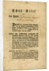 Letter of Protection for Callmann Lazarus from Friesenheim in Baden, 1777 by Anonymous