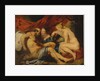 Lot and his Daughters, by Anonymous