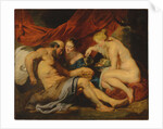 Lot and his Daughters, by Anonymous