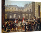 Louis Philippe procedes from the Palais-Royal to the town hall of Paris, 31 July 1830, 1832 by Anonymous