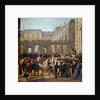 Louis Philippe procedes from the Palais-Royal to the town hall of Paris, 31 July 1830, 1832 by Anonymous