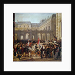 Louis Philippe procedes from the Palais-Royal to the town hall of Paris, 31 July 1830, 1832 by Anonymous
