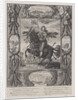 Louis XIII on horseback with views of besieged towns and fortresses, c.1630 by Anonymous