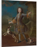 Louis XV of France With Two Dogs, by Anonymous