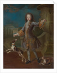 Louis XV of France With Two Dogs, by Anonymous
