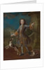 Louis XV of France With Two Dogs, by Anonymous