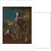 Louis XV of France With Two Dogs, by Anonymous