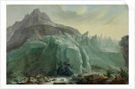 Lower Grindelwald Glacier, with the Lütschine River and Mettenberg, 1774 by Anonymous