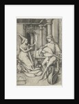 Luteplayer and Harpist, Late 15th cen by Anonymous