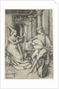 Luteplayer and Harpist, Late 15th cen by Anonymous