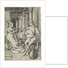 Luteplayer and Harpist, Late 15th cen by Anonymous