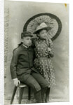 Maja and Albert Einstein, ca 1893 by Anonymous
