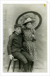 Maja and Albert Einstein, ca 1893 by Anonymous