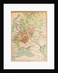 Map of the volosts and principalities in the 12th and 13th century, 1914 by Anonymous