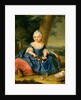 Maria Theresa as a three-year-old girl, ca 1720 by Anonymous