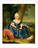 Maria Theresa as a three-year-old girl, ca 1720 by Anonymous