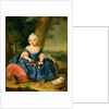 Maria Theresa as a three-year-old girl, ca 1720 by Anonymous