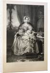 Marie dOrléans, duchess of Württemberg, with son Philipp, 1844 by Anonymous