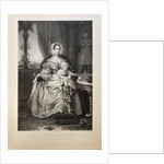 Marie dOrléans, duchess of Württemberg, with son Philipp, 1844 by Anonymous