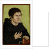 Martin Luther as an Augustinian Monk, Second half of the16th cen by Anonymous