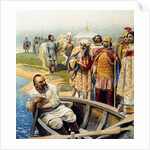 Meeting of Svyatoslav I with Emperor John Tzimiskes, 1903 by Anonymous