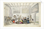 Merry company surprised by death, 1660 by Anonymous