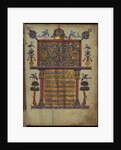 Miniature from the Toros Roslin Gospels, 1262 by Anonymous