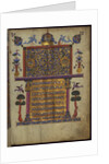 Miniature from the Toros Roslin Gospels, 1262 by Anonymous